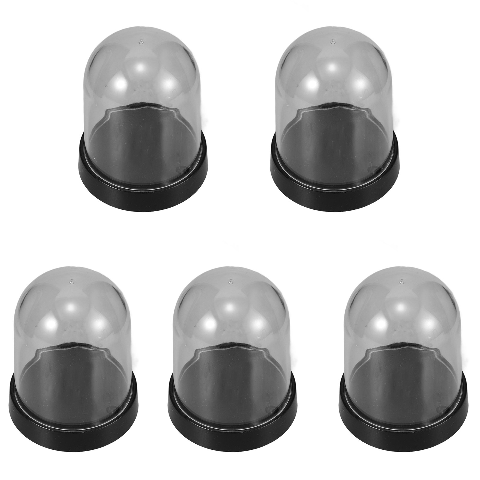 Plastic Dome Clear - 5 Set Kubah Plastik Transparan dengan