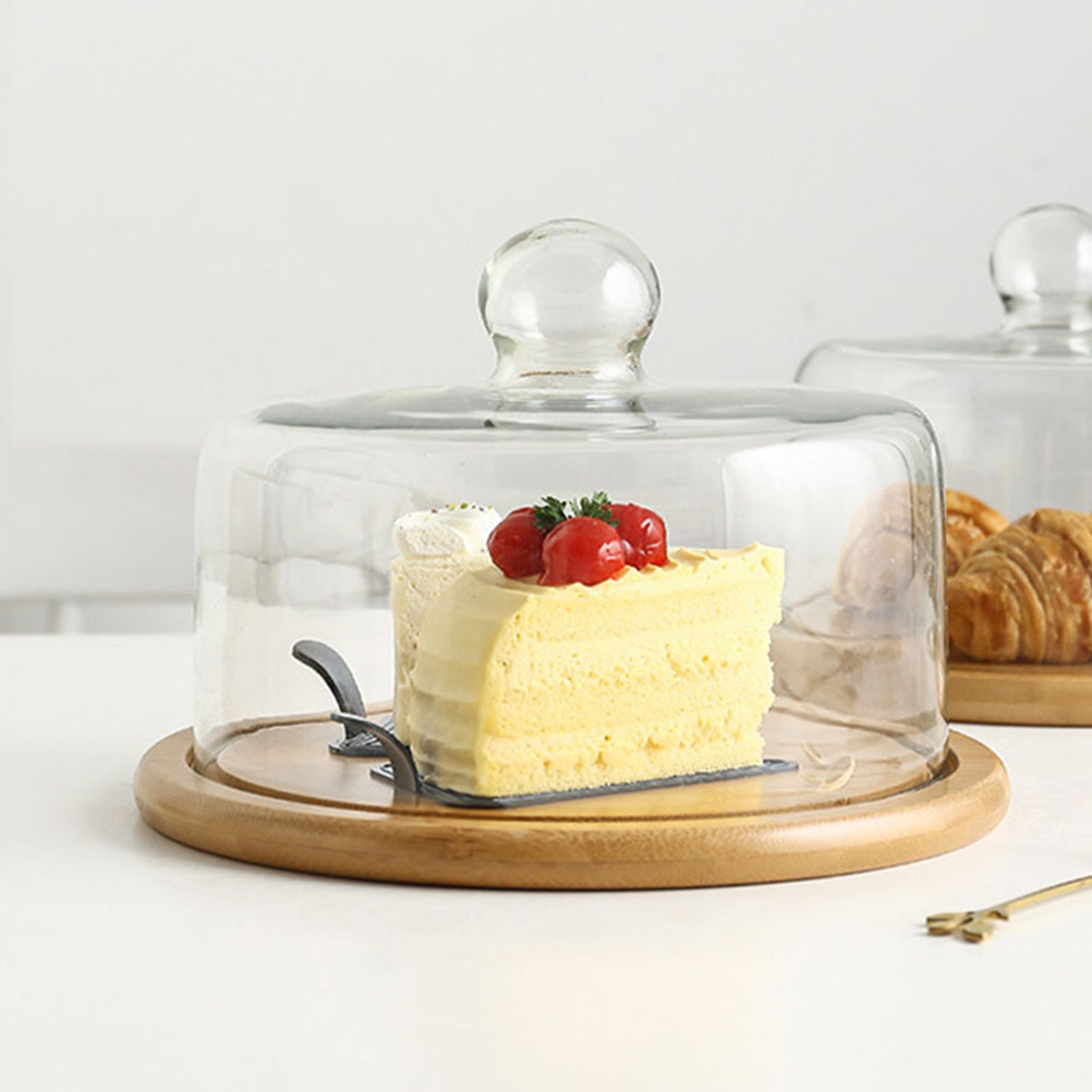 Penutup Kue Kaca 18Cm, Transpa - Plastic Dome Clear ulasan dan harga